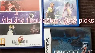 playstation vita, and final fantasy ebay pick ups