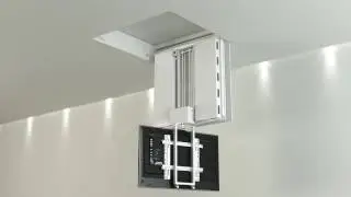 Unitech Systems: Потолочный лифт для плоских дисплеев  FPLCV2 R LM LOCK  видео 2