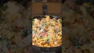 Best Cajun Shrimp & Sausage Pasta 