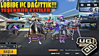 PUBG MOBİLE DE UC DAĞITTIK!!! | ÇOCUKLAR ÇOK ÜZÜLDÜ😭 #barışgpubgmobile #emülatör #pubgmobile