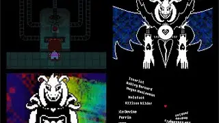Asriel fight + End Credits- Undertale