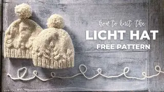 Licht Hat Tree Motif Tutorial | Free Knitting Pattern