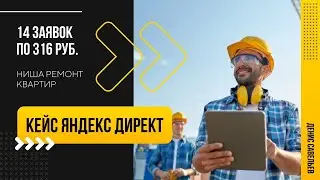 Привлекли 14 заявок через яндекс директ за сутки. Ниша ремонт квартир