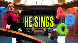Captain Picard Dancing and Singing on the Bridge  - Best Possible Quality