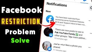 You have been restricted from accessing some Facebook features problem solve 2022 | Fb restriction