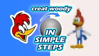 make woody in simple steps
