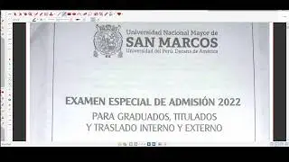 EXAMEN ESPECIAL 2023-II