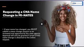 Requesting a Certified Nurse Aide Name Change in MI NATES