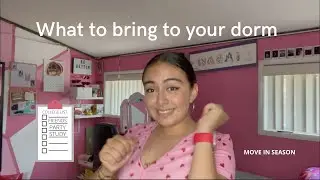 What to bring to your college dorm!