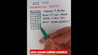 2023 TYT Matematik Kombinasyon 🔥☑️💯