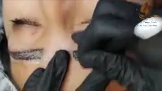 Microblading demo by Kay Holtz