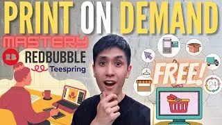 How to Make Money with Print on Demand for FREE- Complete A-Z Redbubble Tutorial (Beginner-Friendly)
