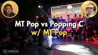MT Pop vs Popping C Freestyle Session | Battle Commentary