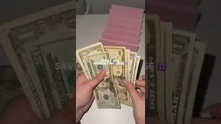 savings challenge cash stuffing 🎧🤍💸 #asmr #shorts #savings #cashstuffing #budgeting #satisfying