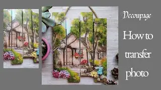 How To Transfer Photo To Wood With Mod Podge.How to transfer pictures to wood.Image Transfer to Wood