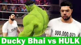Ducky Bhai vs Hulk | Ducky Bhai Challenges Hulk in WWE | Ducky Bhai's WWE Debut