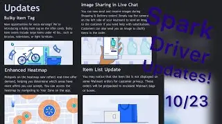 Spark Driver Updates | Heatmap | Item List | Bulky Items | Image Sharing | Identity Verification! 😳