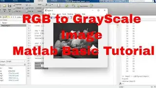 Matlab image processing tutorial for beginners / RGB to Grayscale image in Matlab code