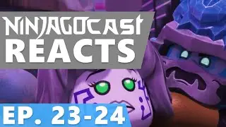 NINJAGOCAST REACTS! ...feat. JOSHUA DECK! Crystalized Ep. 23-24 Reaction