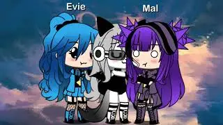 😌✨If i meet Mal and Evie😌✨ (Short) |•-Gacha life|•-