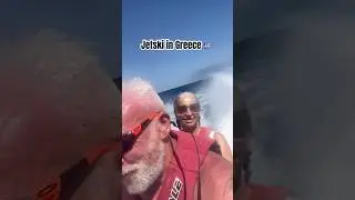 Jet ski in Rhodes , Greece 🇬🇷 🌊 😎