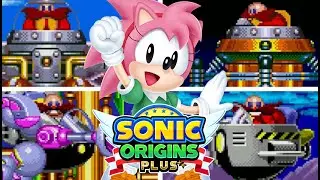 SONIC ORIGINS PLUS - All Bosses (As Amy)