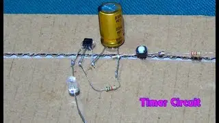 How To Make Light Off Timer Circuit Using Only One Transistor (Very Simple)