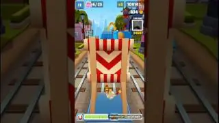 Играю в Сабвей сёрф с читами!