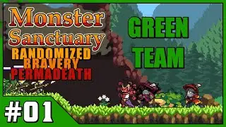 Monster Sanctuary | Brave + Random + Permadeath | Green Team, Going All the Way! (I Hope)