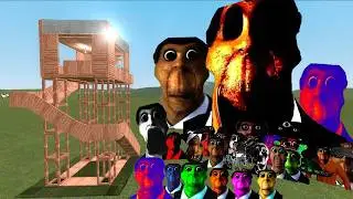 Family Obunga Nextbot Vs Towers In Garry's Mod