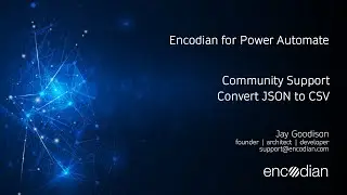 Community Support - Convert JSON to a CSV file