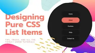 Designing CSS List Items |  Web Tutorials