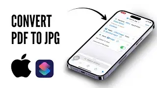 How to Convert PDF to JPG in iPhone