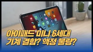 아이패드 미니 6세대 젤리 스크롤, 왜곡, 변색 테스트 액정 불량일까?