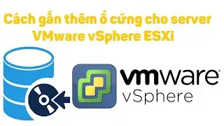 VMware vSphere 18: Cách gắn thêm ổ cứng cho server ESXi