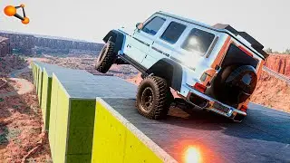 Stairs VS Cars #38 - BeamNG drive