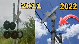 Signals Removed Before & After Railroad Crossing
