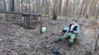 НЕ СМОГ попасть в ЗЕМЛЯНКУ | заперли в лесу ☀ 18.04.23