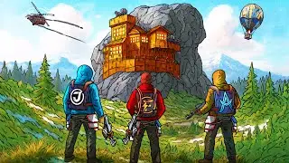 We BUILT the MOST EFFICIENT GOD ROCK BASE - Rust (Movie)