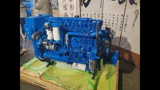 Weichai 185hp marine engine and Advance gearbox 120C with ratio 3.35:1 in promotion