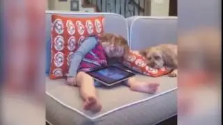 Прикол Девочка засыпает