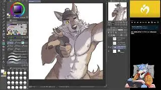 Trying not to cry while drawing Wendell 🐶 [Twitch Art Timelapse]