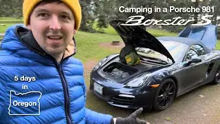 Crater Lake in a Porsche Boxster S - Oregon Camping Trip in a 981