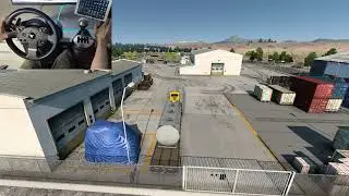 Peterbilt 389 Mixer delivery in Arizona - American Truck Simulator | Thrustmaster TMX Pro