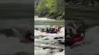 Рафтинг Карпати водоспад Пробій