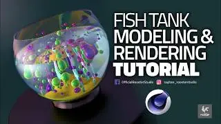 Model and Render Fish Tank Tutorial in Cinema4d