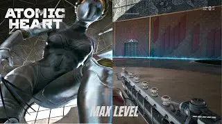 Atomic Heart-MAX LEVEL RAILGUN VS FINAL BOSS(MAX LEVEL RAILGUN BUILD COMBAT&GAMEPLAY)