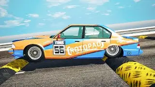 Speed Bumps Challenge Test - BeamNG drive | Wheelbump