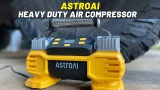 Portable air compressor | AstroAI Portable 160 PSI Heavy Duty Tire Inflator