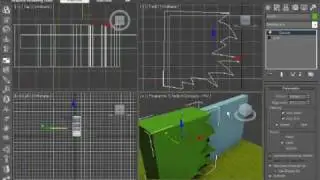 Breaking away a wall in 3ds Max